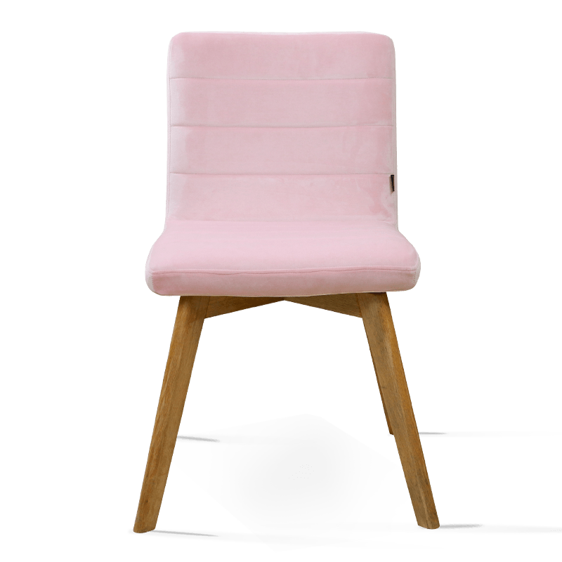 MC-3102A Banco de madeira maciça com pernas de veludo Cadeira de jantar Cadeira de cozinha