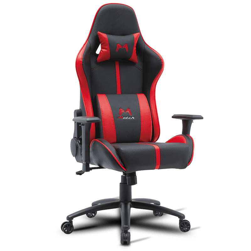 Cadeira para jogos Thicken MC-5615 com apoio de braço ajustável em 2D