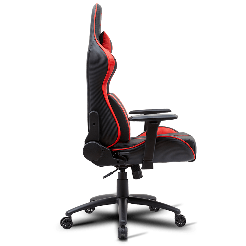 Cadeira para jogos Thicken MC-5615 com apoio de braço ajustável em 2D