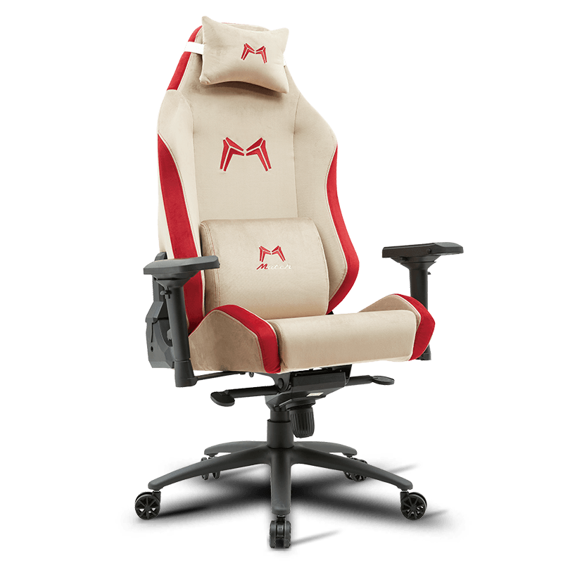 MC-9106 Cadeira de jogos ajustável com mecanismo de inclinação e joelho de sapo
