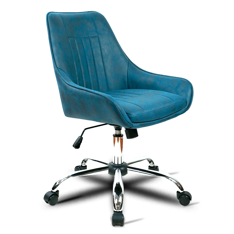 Cadeira de escritório em casa ajustável de couro falso MC-2112 para todas as estações