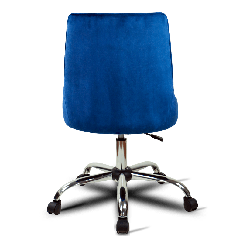 MC-MC-2111 Lingge tecido de veludo estofado cadeira de escritório em casa