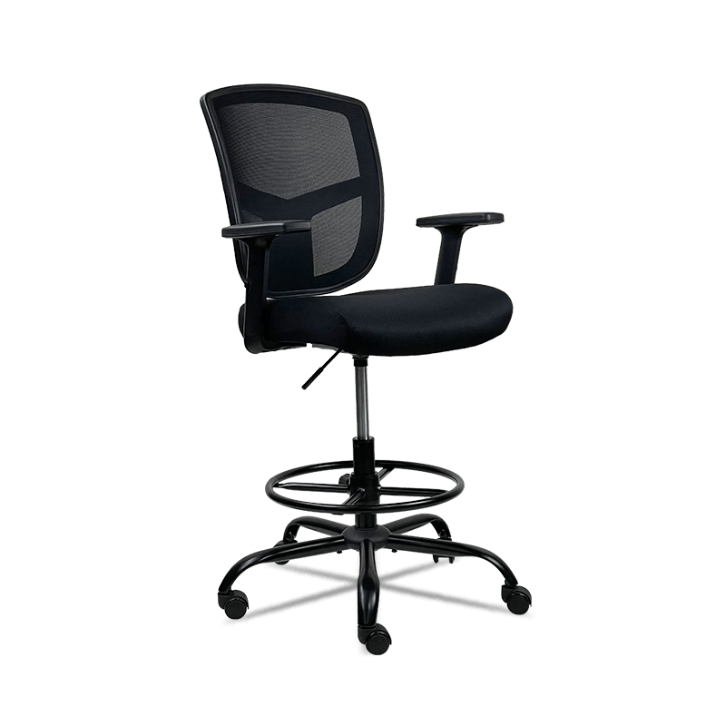 MC-7803 Cadeira de escritório de malha traseira móvel rápida com apoio de braço ajustável em altura
