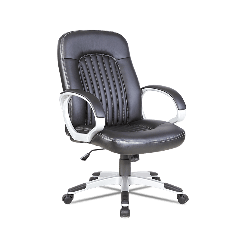 MC-7110 Cadeira de escritório executiva acolchoada com encosto médio para casa, reunião e escritório