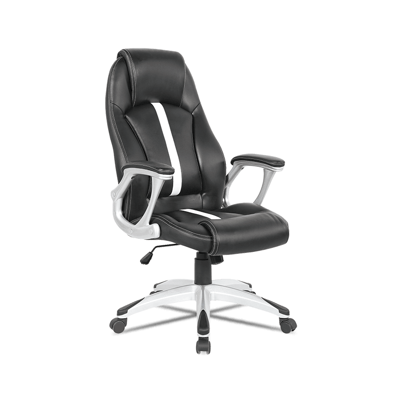 MC-7109 Cadeira de escritório executiva ergonômica ajustável com encosto alto e almofada de apoio lombar