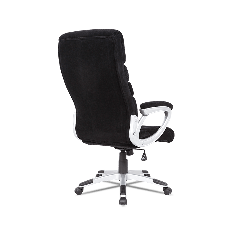 Cadeira de escritório executiva de veludo com encosto alto MC-7107 com apoio de braço